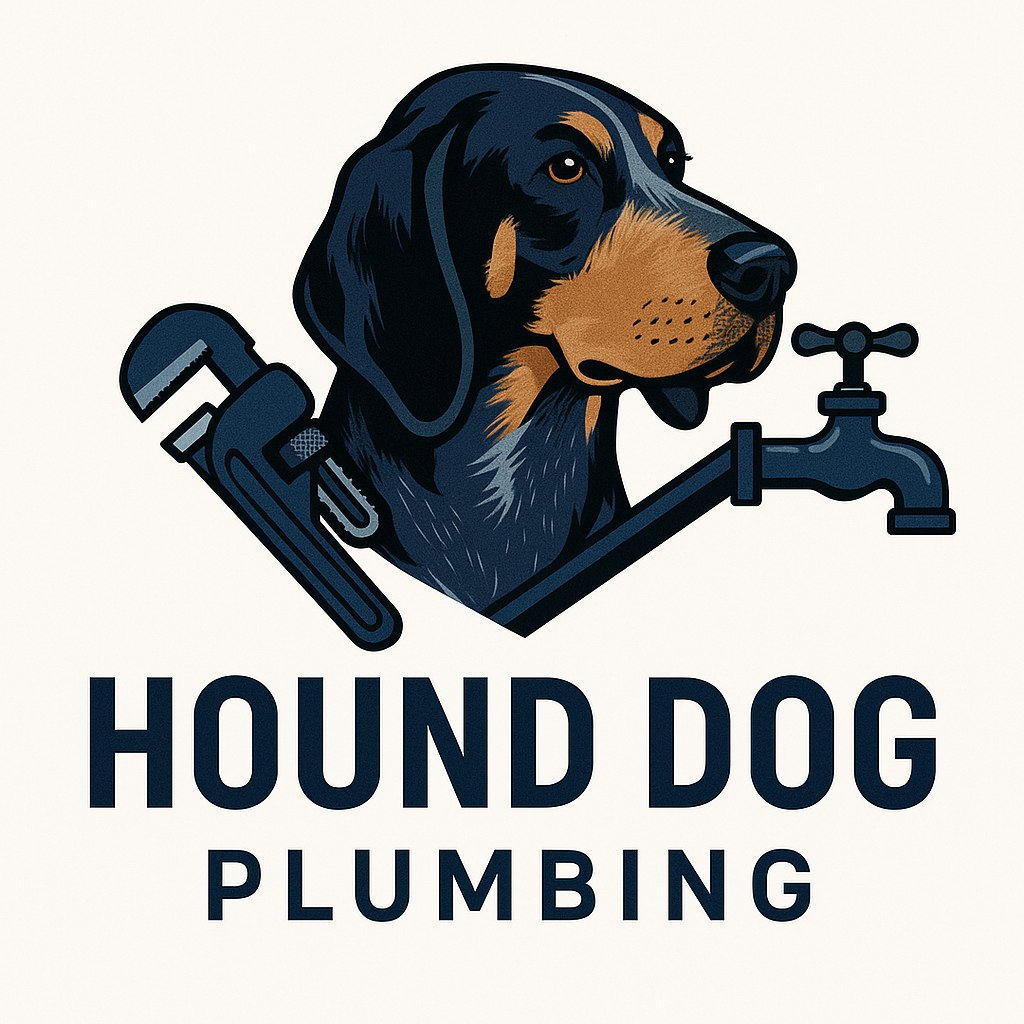 Hound Dog Plumbing Logo - Licensed Plumber Springdale PA